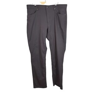 LL Bean Mens Performance 5-Pocket Pants Charcoal Gray 38x34 513196 Nylon Stretch